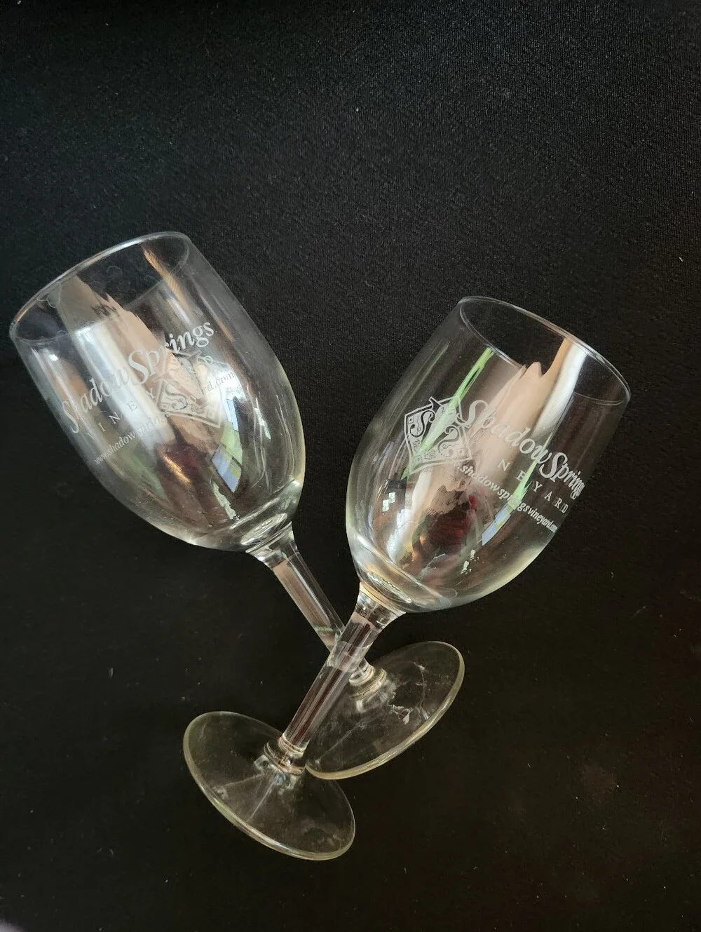Clear Glass Wine Goblet - Set of 2
